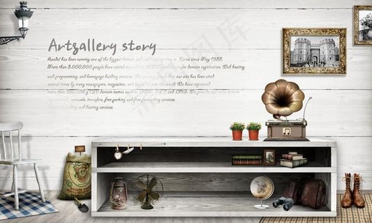 复古欧式房屋素材图片