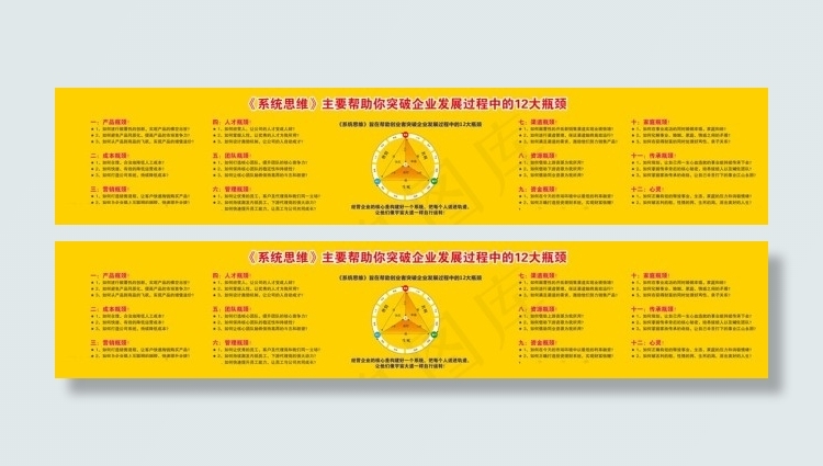 黄色色调大脑银行思维三维图图片ai矢量模版下载