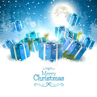 精美圣诞节广告