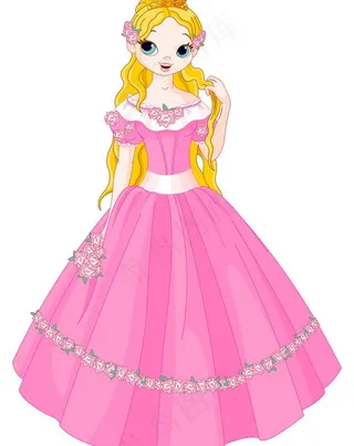 卡通小女孩图片