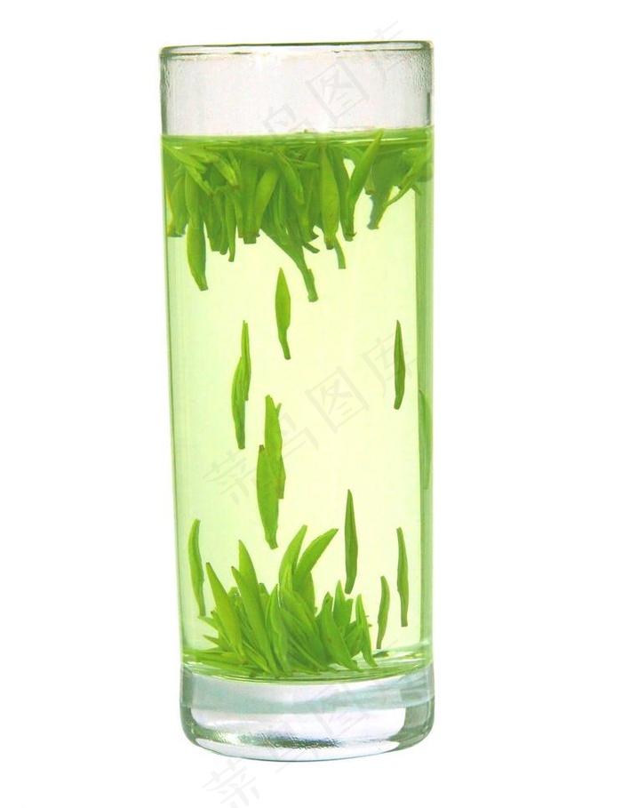 茶杯 玻璃杯 茶叶图片