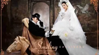 欧洲皇室婚纱模板PSD源文件(6)