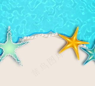 夏天背景矢量素材图片