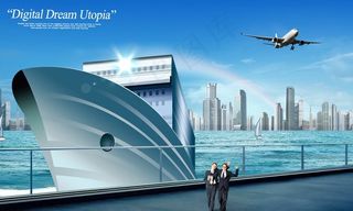 物流创意广告图片