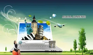 田园风光创意设计图片