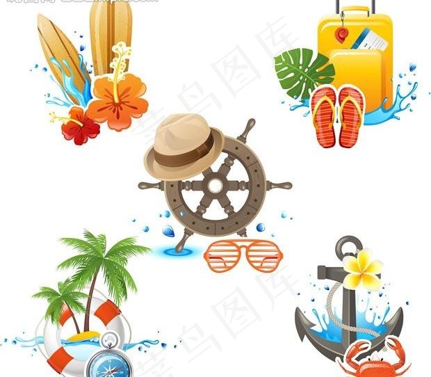 夏季旅游设计图片
