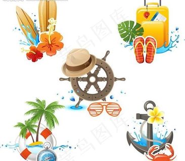 夏季旅游设计图片