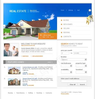 房地产网站设计