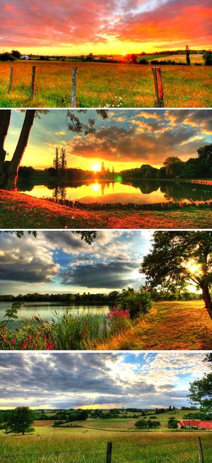 欧美乡村田园风光高清视频