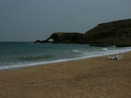 安静的海滩图片