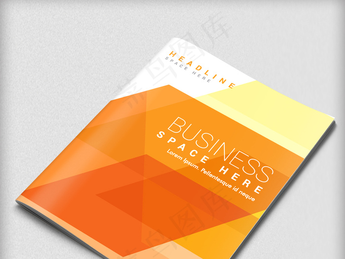 简约商务公司画册封面