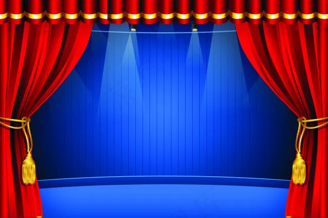 舞台背景ai矢量模版下载