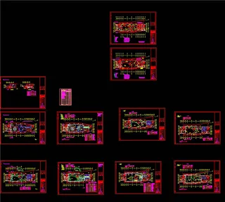 电气施工cad图纸素材