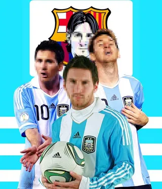 足球明星梅西图片