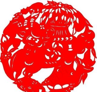 2009年牛年新春吉祥剪纸 牛 民...