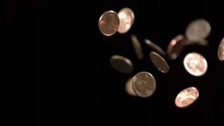 缓慢的下降2美分的股票视频 视频免...