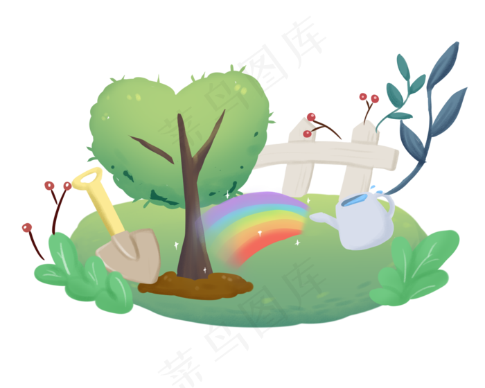 植树节之爱心种树植树节之爱心种树