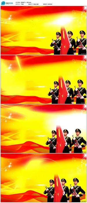 八一建军节高清视频素材