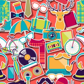 复古元素矢量素材的概念02