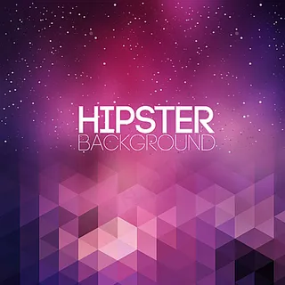 渐变立体科技感的钻石拼接背景图图片