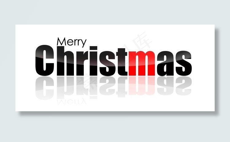 圣诞节海报字体设计