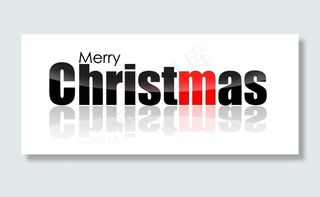 圣诞节海报字体设计