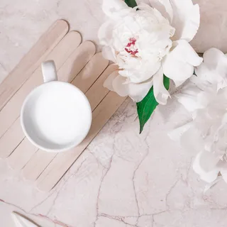 简约小清新文艺风插花静物摆拍背景