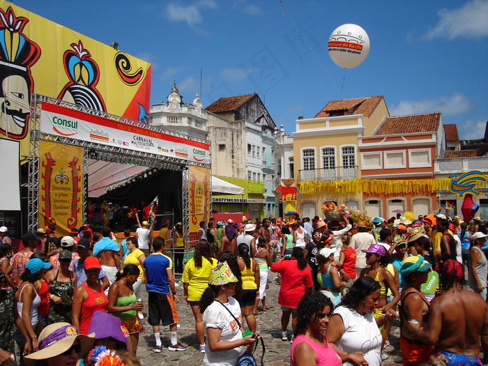 巴西 里约热内卢 狂欢节的街市图片