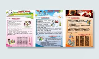 防盗防骗宣传板图片