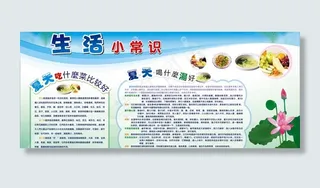 生活小常识 夏天背景图片