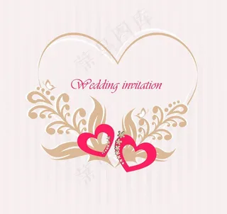 婚礼邀请卡图片