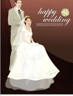 矢量婚礼人物027 矢量婚礼人物027