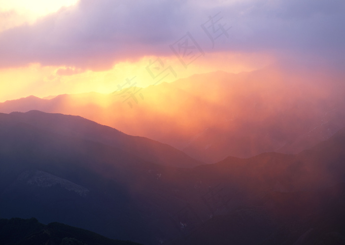 美丽黄昏风景