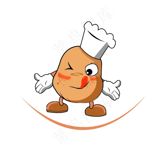 卡通土豆psd模版下载