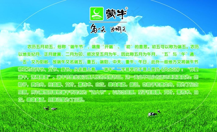 端午节dm单背面图片psd模版下载