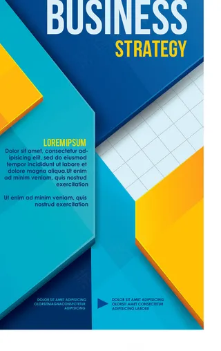 商务立体精美海报封面