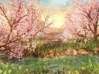 桃园里阳光普照flash动画特效