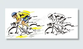 运动人物 自行车图片