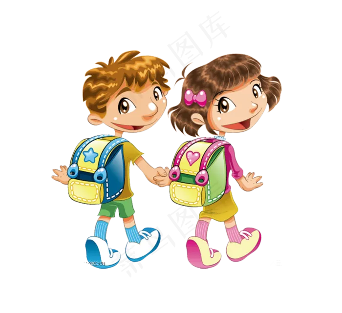 卡通儿童小孩学生幼儿图片素材