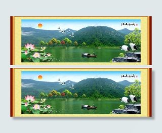 巨幅风景 江山如画图片