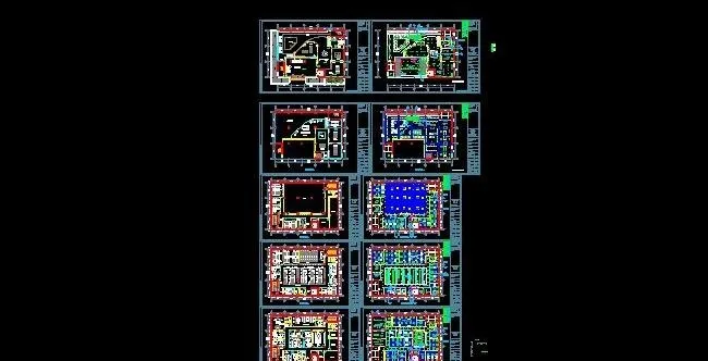 *空调风口暖通布置平面图