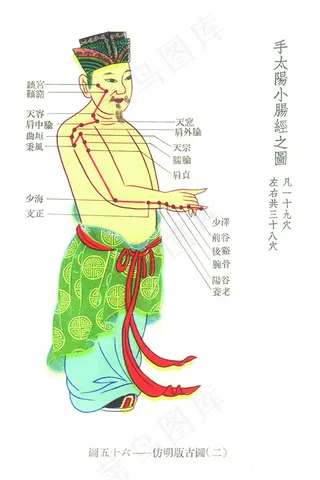 仿明版人体古图