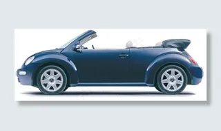 蓝色轿车矢量素材