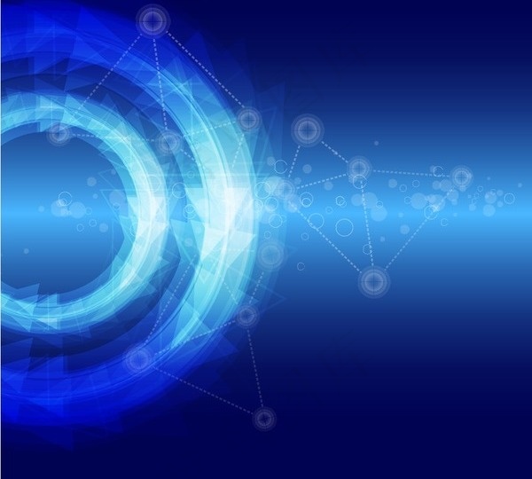 科技光芒矢量背景