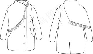 吉普赛偏襟外套