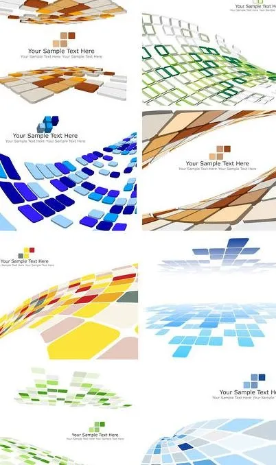 格子空间背景矢量素材eps,ai矢量模版下载