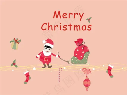 金蓓贝卡通电脑壁纸圣诞节