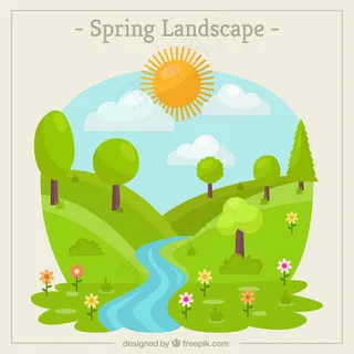 绿色背景矢量图