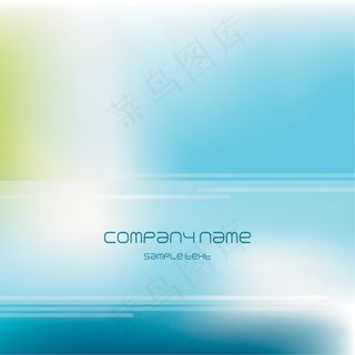 蓝色梦幻背景矢量