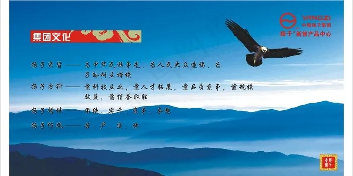企业文化展板图片(1800X1000)cdr矢量模版下载